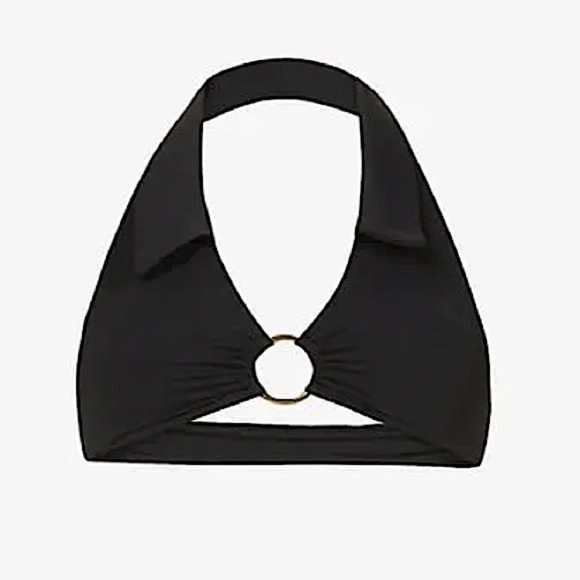 🔥🆕 WEWOREWHAT Collar O Ring Bikini Top Only SIZE MEDIUM - Picture 2 of 7